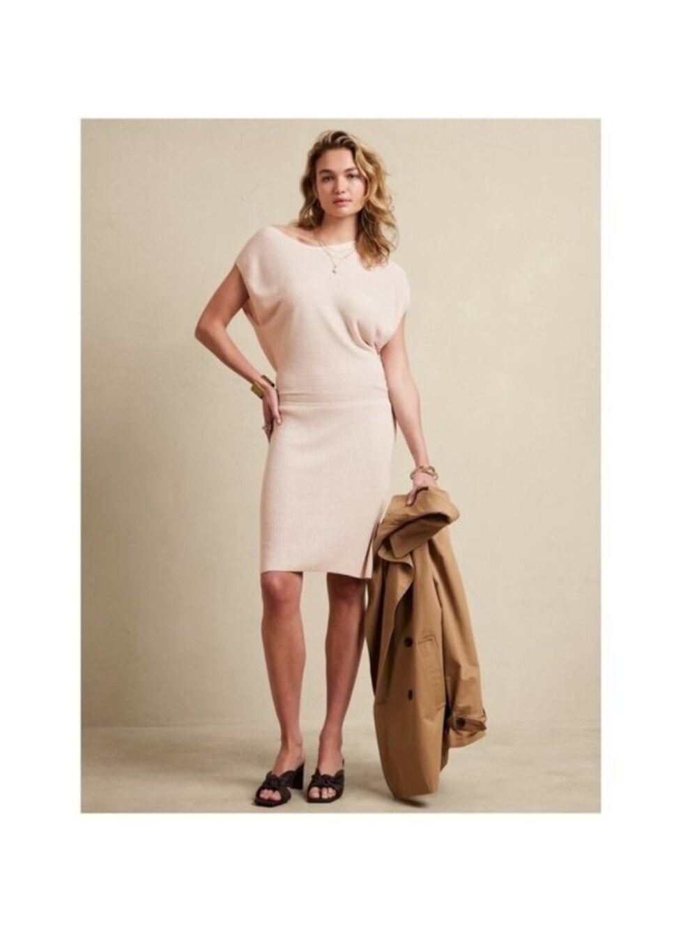 Banana Republic Rib Sweater Dress – Size S